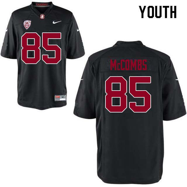 Youth Stanford Cardinal #85 Kyle McCombs College Football Jerseys Sale-Black - Click Image to Close